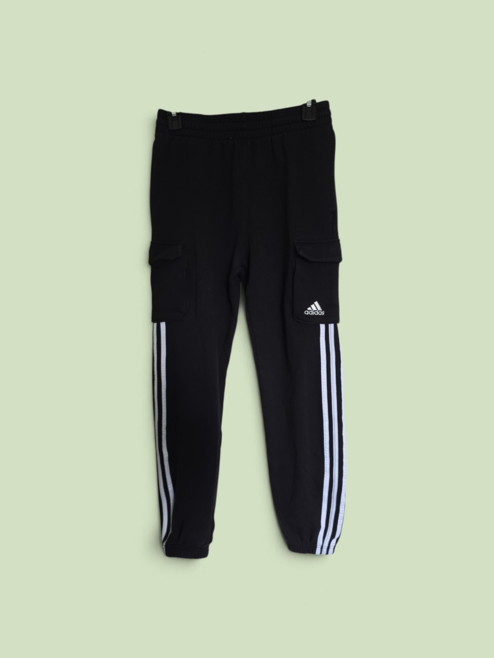 Adidas Boys Essentials Fleece Cargo Sweatpants / Joggers